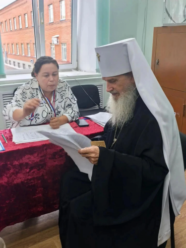 Митрополит и муфтий Оренбуржья проголосовали на выборах Митрополит и муфтий Оренбуржья проголосовали на выборах