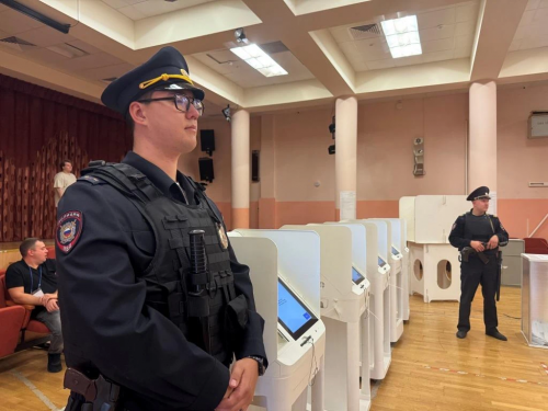 Полиция обеспечила безопасность в Единый день голосования